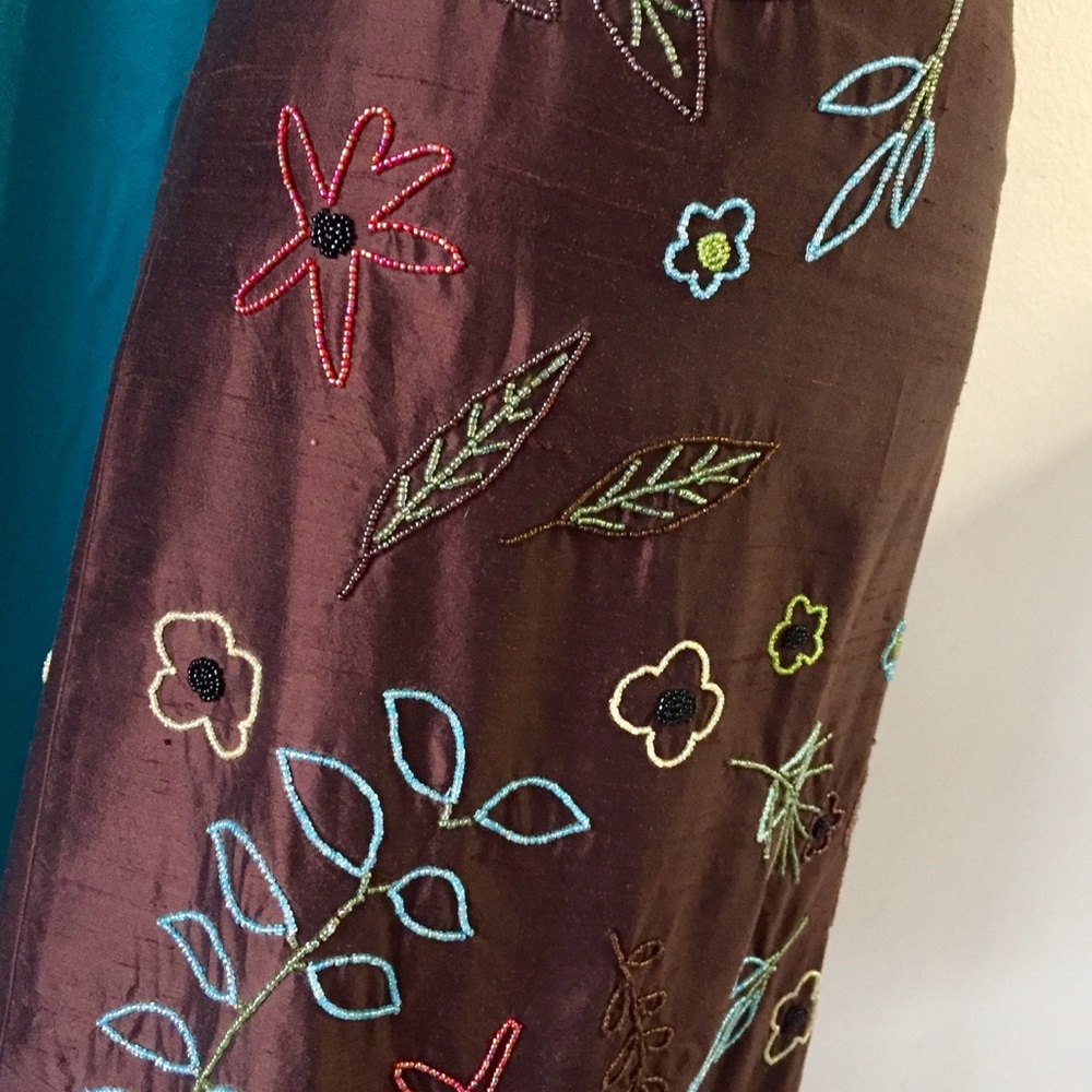 🆕 NICOLE MILLER beaded SILK dress! - Picture 5 of 13